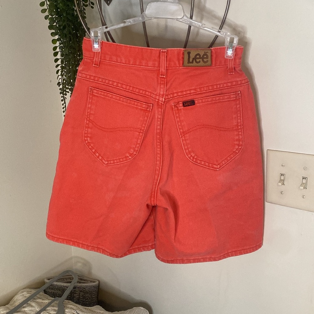 Vintage Lee Denim High Waisted Shorts - Picture 5 of 9